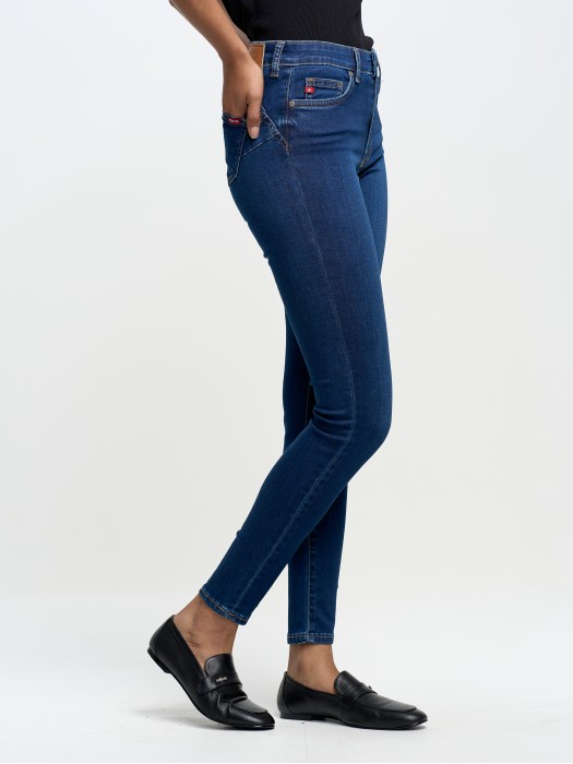 Dámske nohavice push up jeans MELINDA HIGH WAIST 658